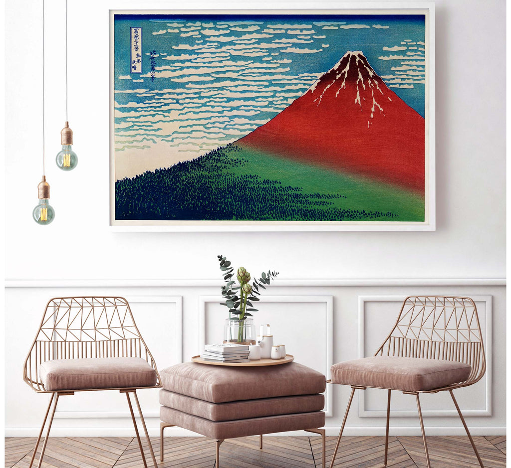 A drizzle at the foot of Fuji - poster