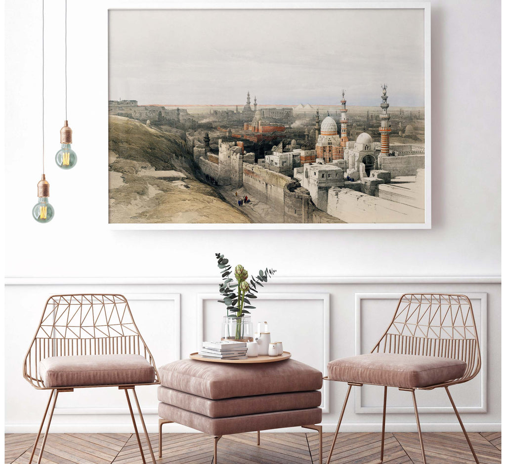 View of West Cairo - poster