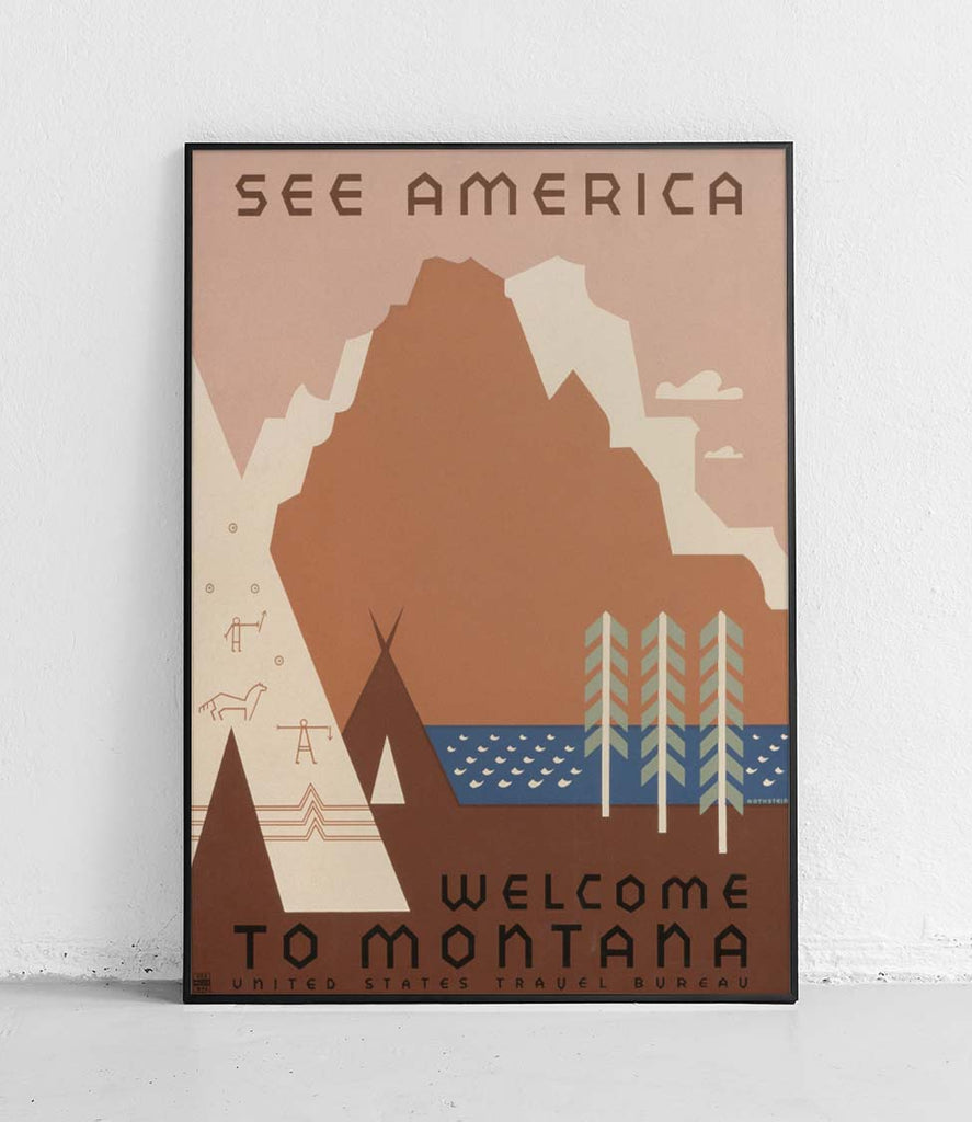 See America Montana - poster