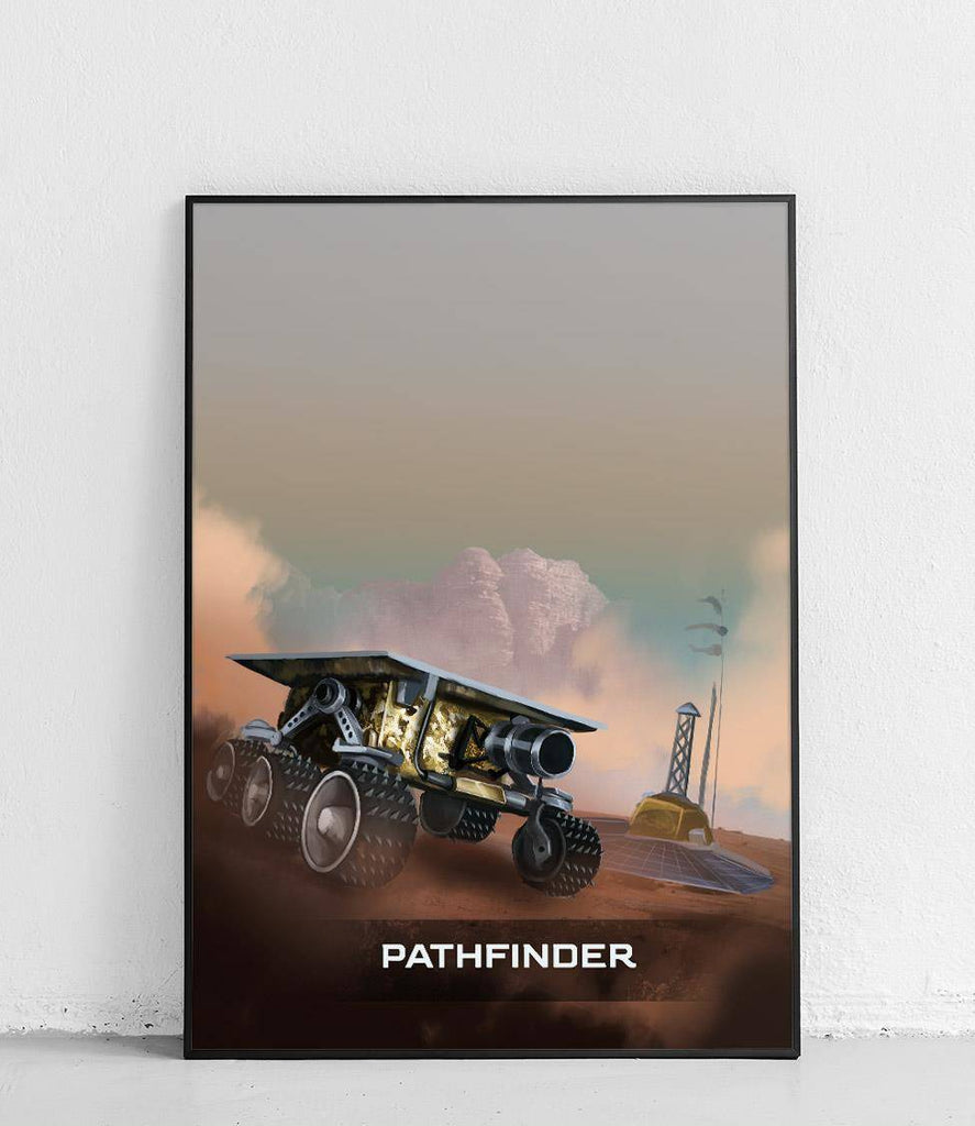 Pathfinder rover - poster