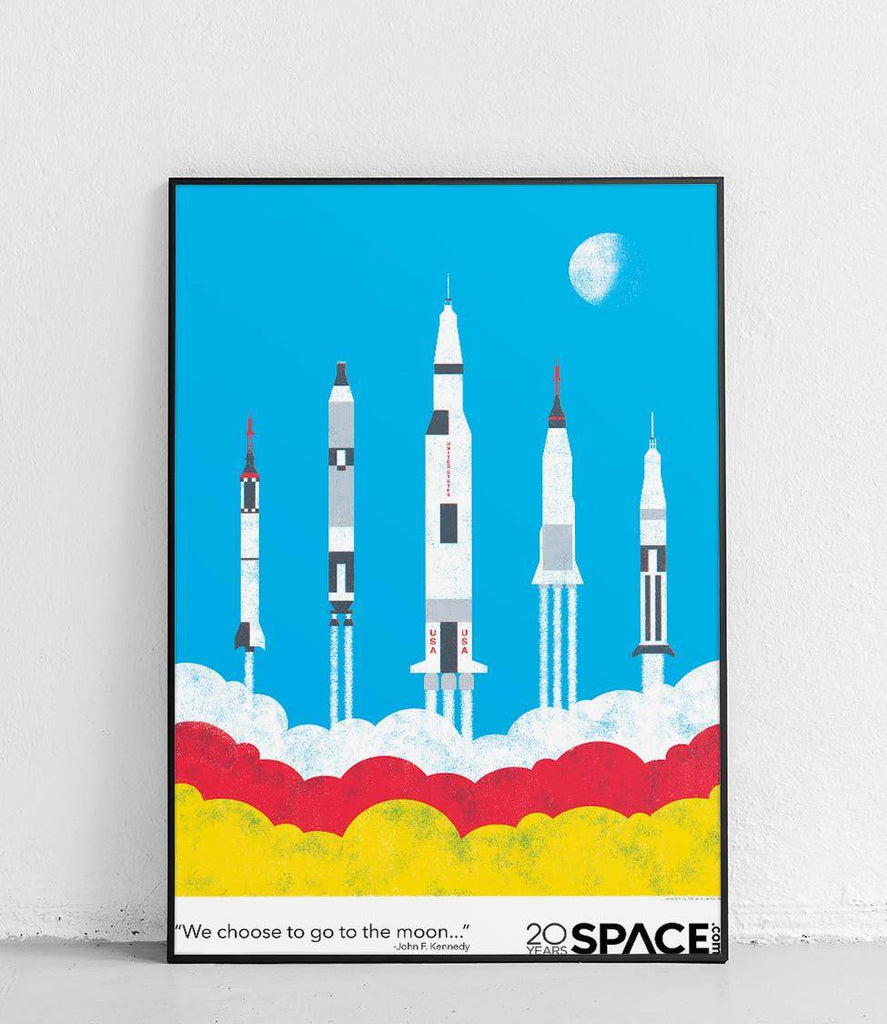 NASA rockets - poster