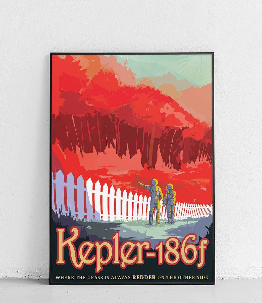 Planet Kepler-186f - poster