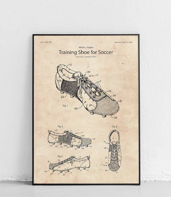 Soccer shoe - poster